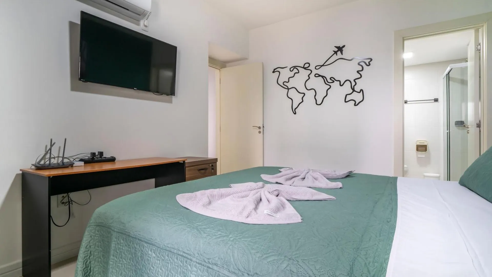 Encantador Apartamento 100M Da Praia Com Vista Mar Порту-Белу 0*,